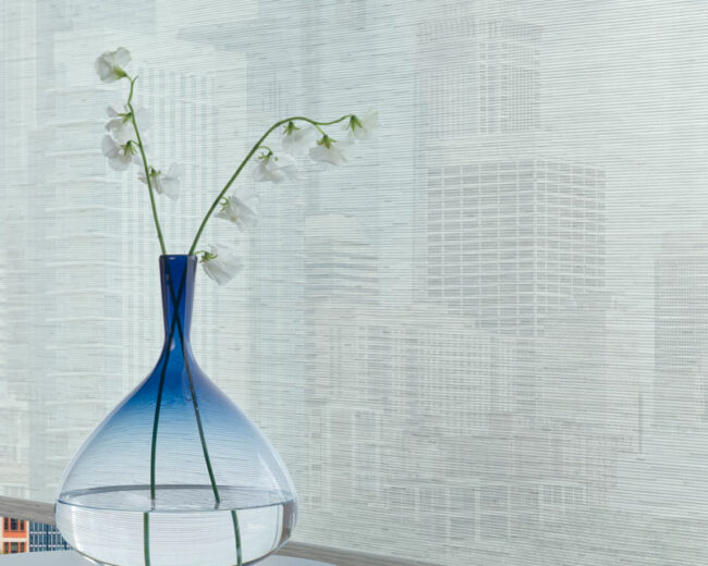 screen shades on large windows in condo