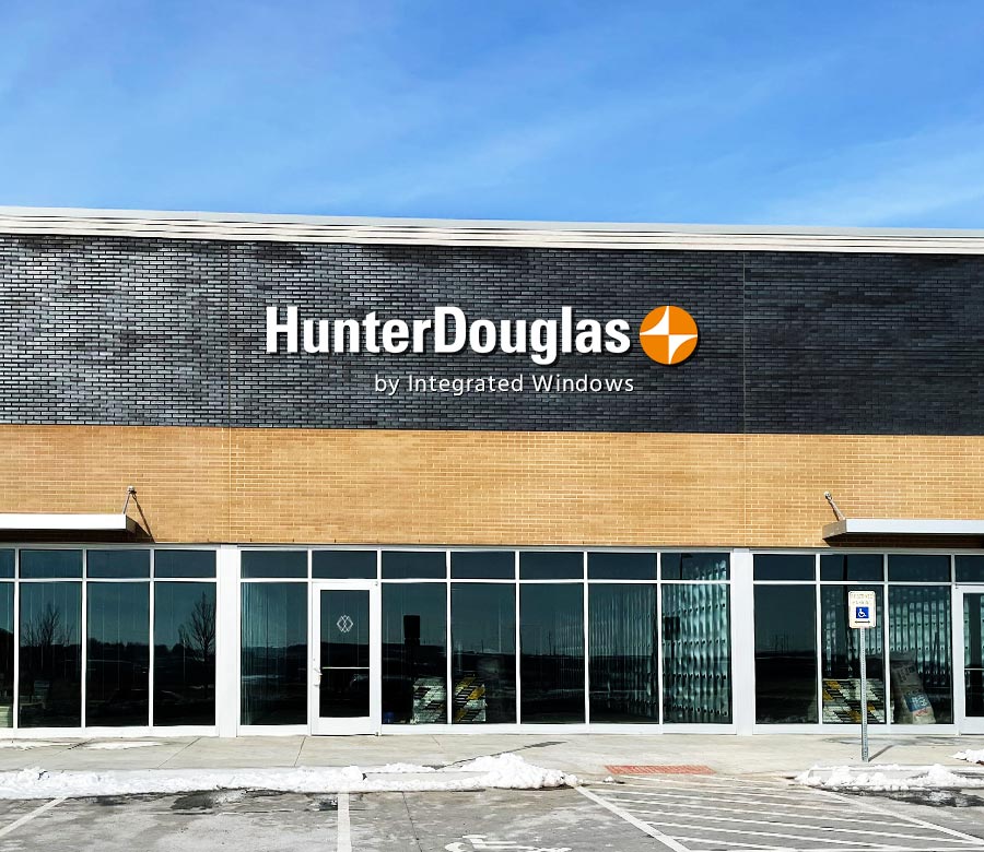 exterior facade of integrated windows showroom