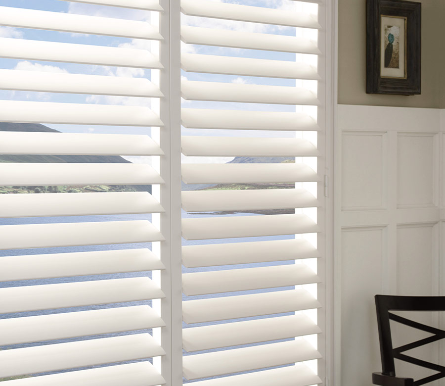 palm beach shutters detail white hunter douglas omaha