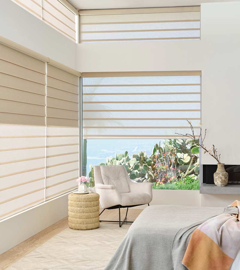 dual window roller shades roman shades hunter douglas